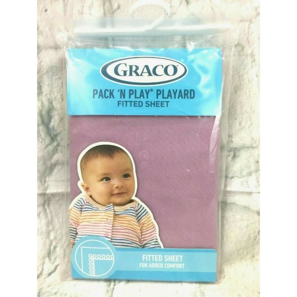 Organic Cotton Muslin Graco Fitted Sheet Graco Pack 'n Play